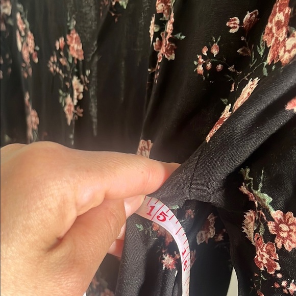 Forever 21 Boho Black and Pink Romper - Picture 4 of 5